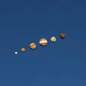 alinhamento raro de 6 planetas
