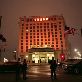 Hotel de onde Trump saiu após tiros