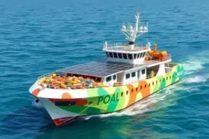 navio movido a energia solar