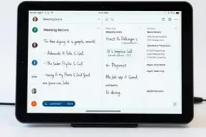 gadget que grava e resume reuniões