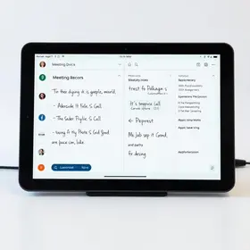 gadget que grava e resume reuniões