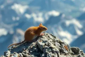rato encontrado a quase 7 mil metros de altitude